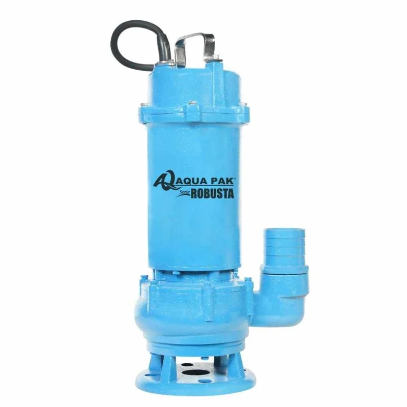 Motobomba sumergible para lodos AQUAPAK ROBUSTA 2.5", esfera 1" 2 hp 230 V 3 fases
