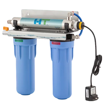 PURIFICADOR TRES ETAPAS UV 8 litros minuto Uso Comercial HT2 azul CD-005 PURIFICADOR TRES ETAPAS UV 8 litros minuto Uso Comercial HT2 azul CD-005