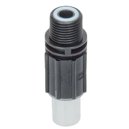 49100 LMI Válvula de pie roscada DE 1/2" NPT PVC Roytronic