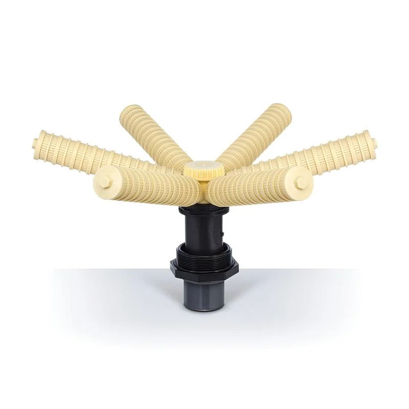 AQT-HL-7163 Tobera inferior Aquatrol 6 laterales 4”-8UN Cementar 2" Tanque 36"