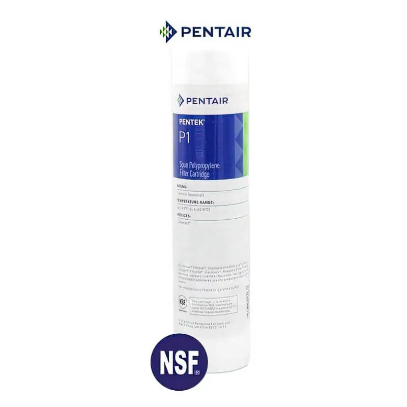 Cartuchos Pentair P1 Polipropileno Termofusionado 10" de 1 Micra