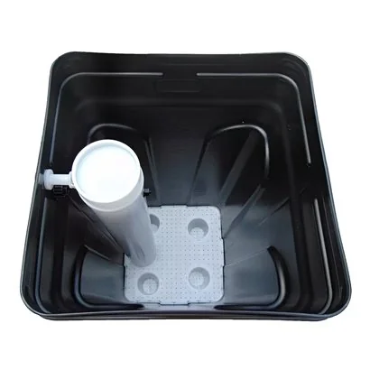 BT-1633-100S tanque de salmuera Negro cuadrado 100 L