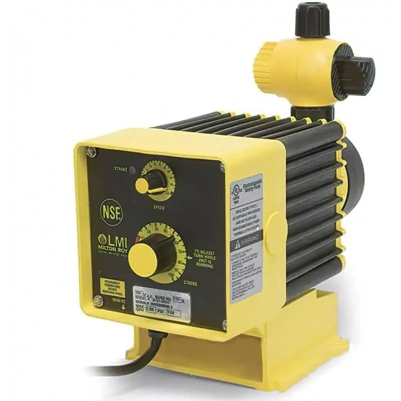 Bomba dosificadora de químicos LMI B141-312SI 30 PSI 7.0 GPH PVDF