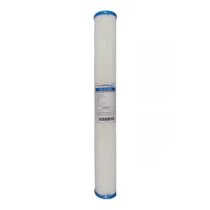 SPC-25-2001 Hydronix Cartuchos plisados 2.5"x20" 1 micra de poliéster