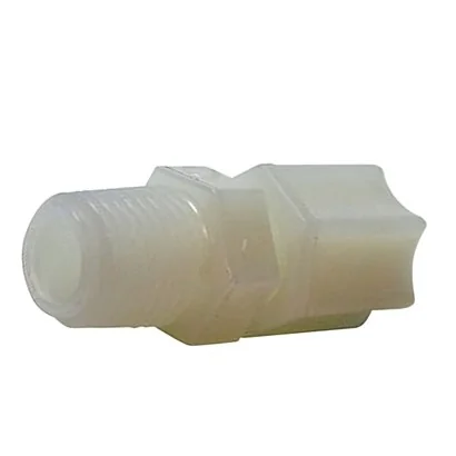 Conectores recto tipo Jaco 1/4" Compresión x 1/4" Macho NPTF (sin inserto)