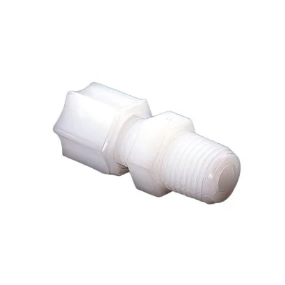 Conectores recto tipo Jaco 1/4" Compresión x 1/4" Macho NPTF (sin inserto)