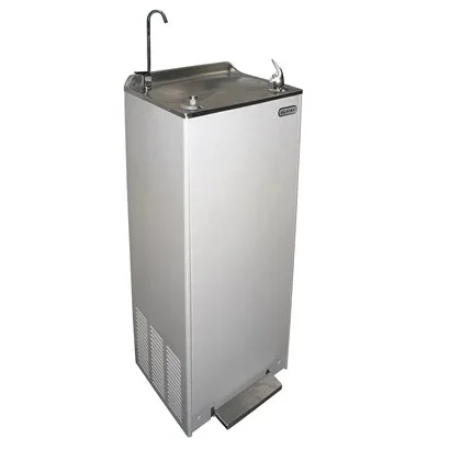 Elkay EFA8L1110P bebedero montaje en piso, activado por pedal, sin filtrar, 8 GPH