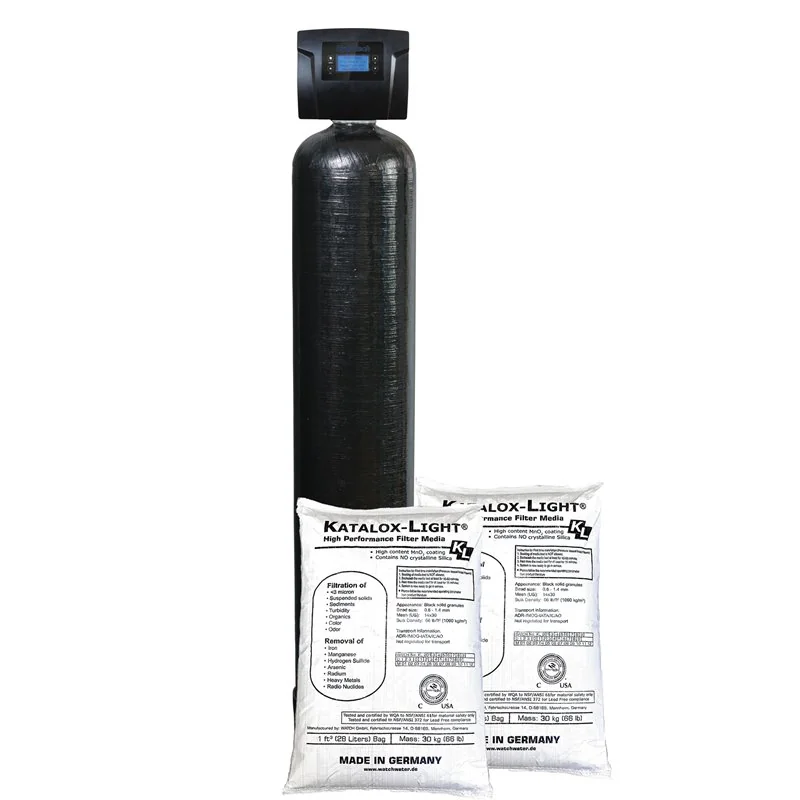Filtro con 2 ft3 de Katalox Light Tanque 12"x52" Válv. Automática con Regeneración