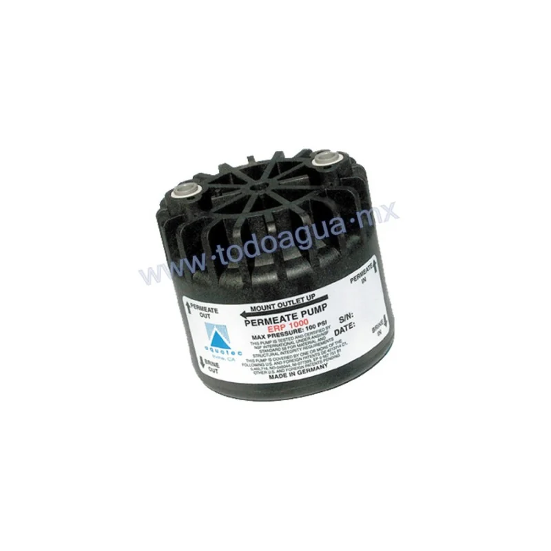 Bomba Permeado 80% Más Agua de Producto Ósmosis Domestica