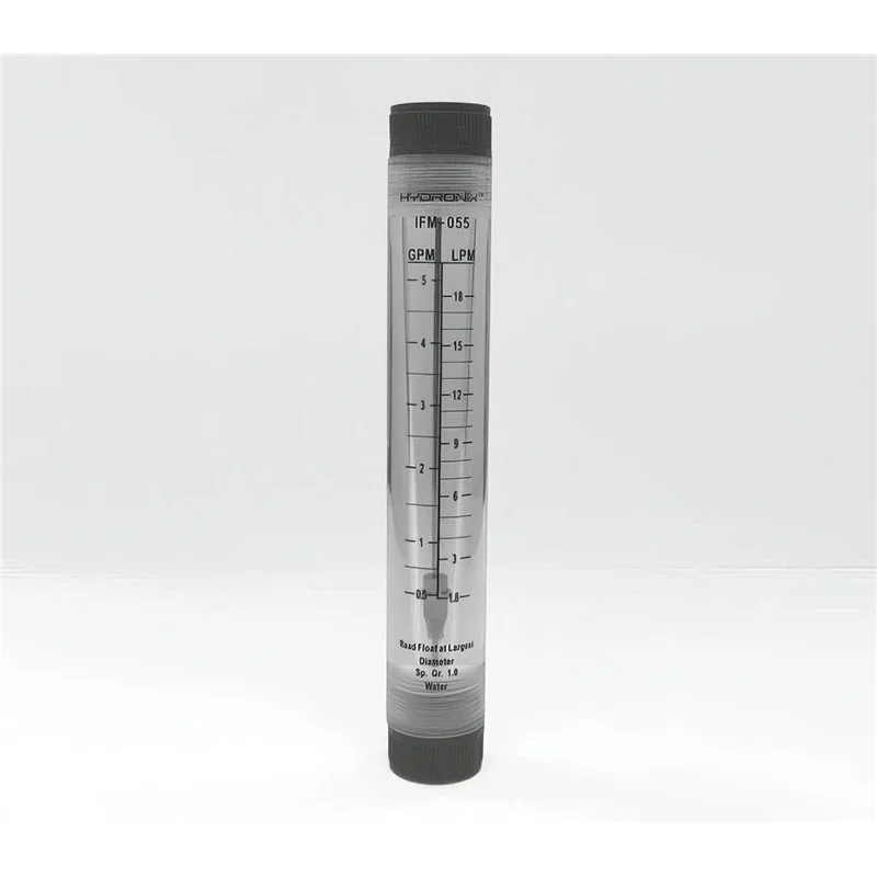 IFM-055 Flujómetro Hydronix en línea de 0.5-5 gpm 3/4"