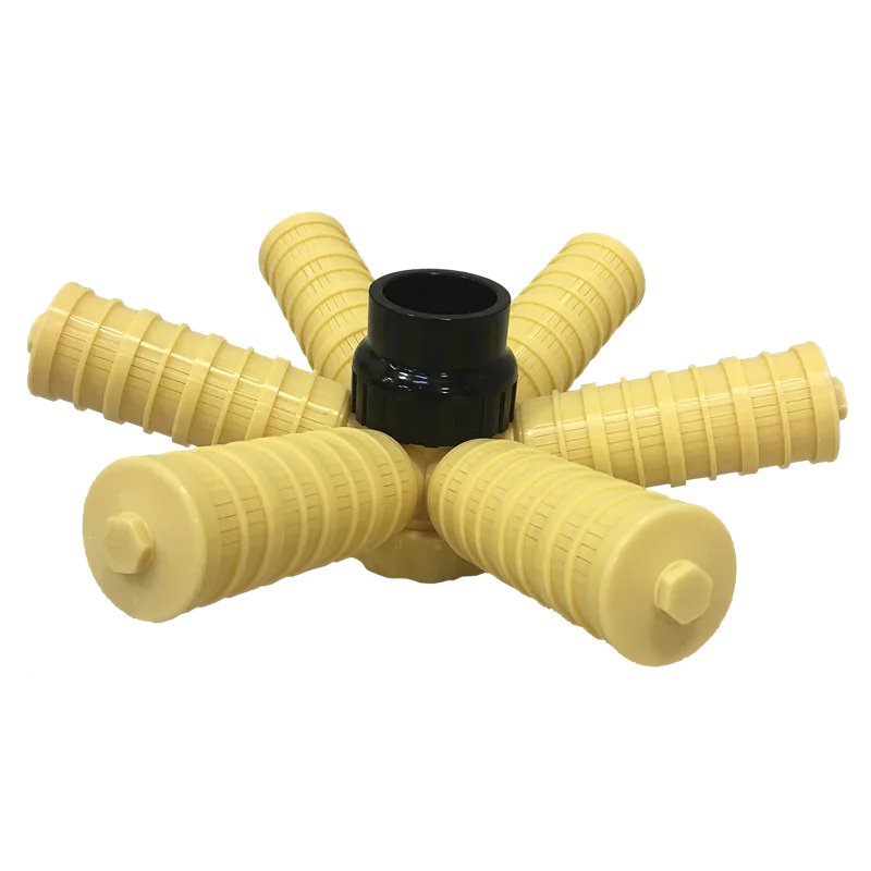 50040126 Tobera inferior Canature 6 laterales rosca 2" Tanque 36-42"