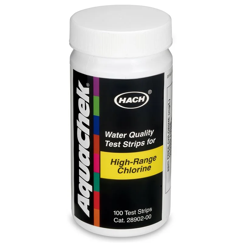2890200 Tiras reactivas cloro libre de 0- 600 mg/L,100 test