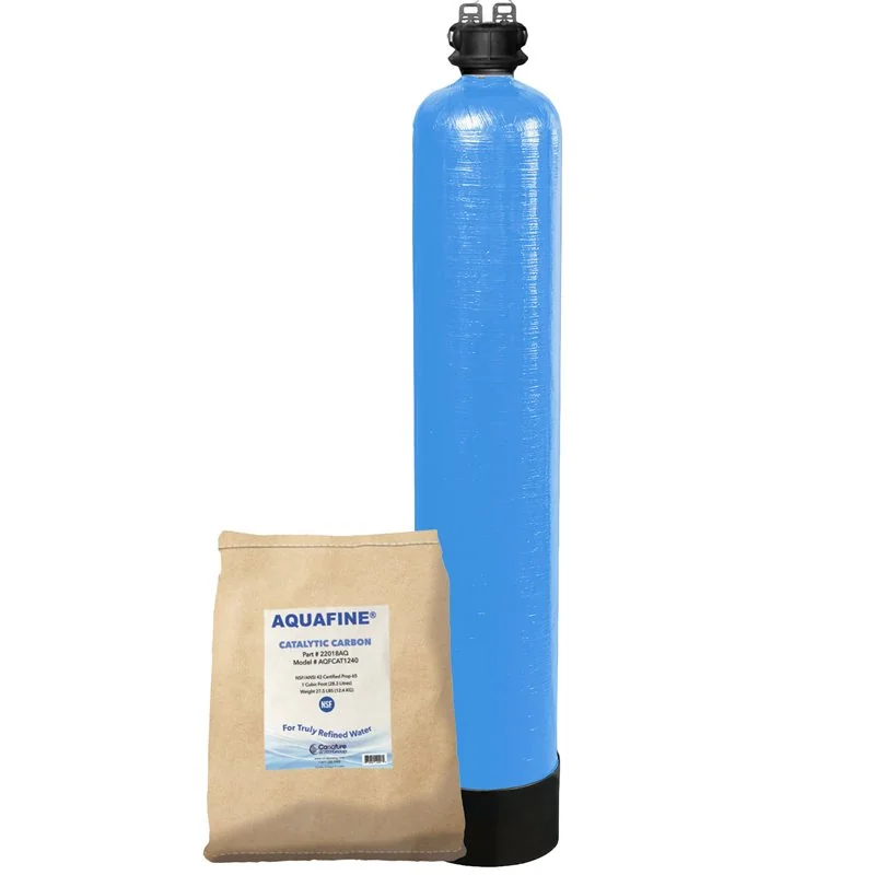 Filtro Carbón Catalítico KDF NRV TOK-100 Reduce Cloro, H2S 1 ft3