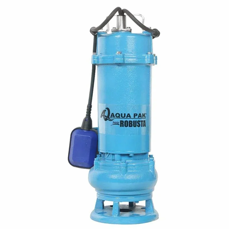 Motobomba sumergible para lodos AQUAPAK ROBUSTA 2.5", esfera 1" 2 hp 1x230V
