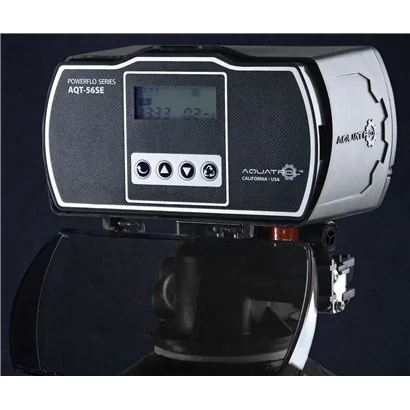 AQT-56SE-SM Válvula Aquatrol digital por demanda para suavizador tanque hasta 14"