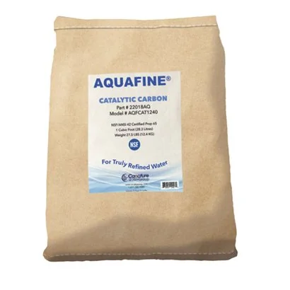 22018AQ Carbón activado granular CATALITÍCO a base de cáscara coco 1ft3