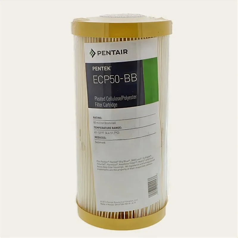Cartucho Filtro Pentek ECP50-BB plisado de celulosa poliéster