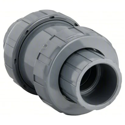 Válvula retención de bola TC, Hayward, PVC,1.5“, EPDM, Cem-Ros.