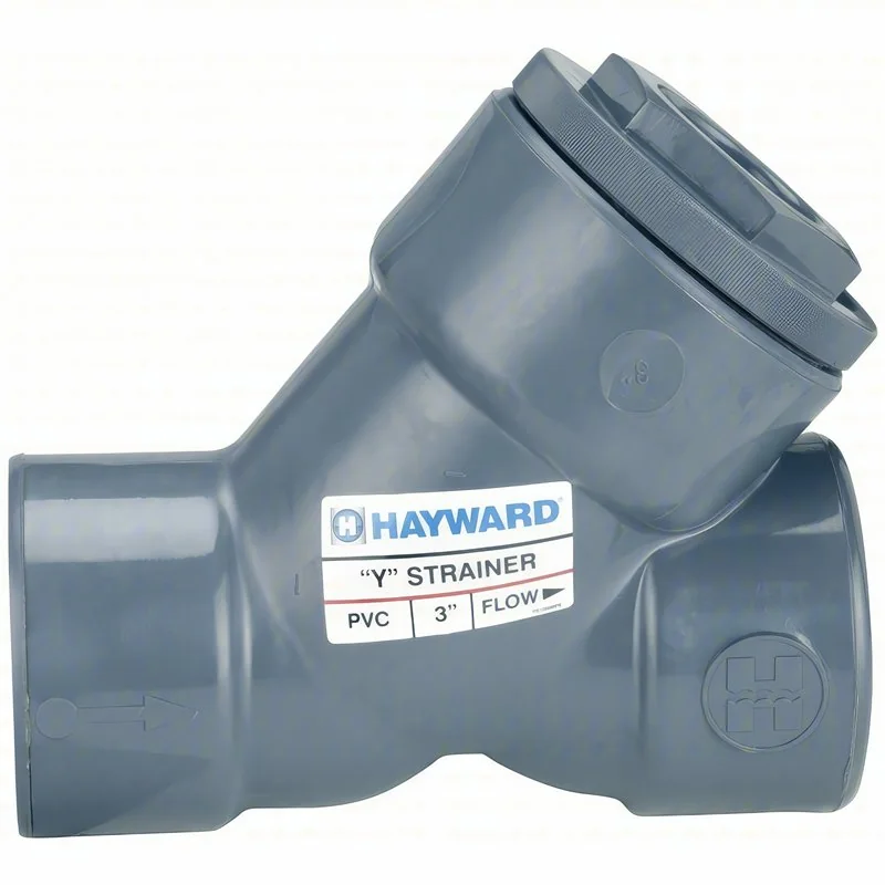 YS10300T Filtro cedazo tipo 'Y', Hayward, PVC Transparente, 3", FPM (Viton), Ros.