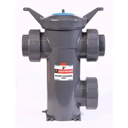 Filtro canasta sencillo, Hayward, PVC, 3" a 1/8", EPDM, Cem-Rsc