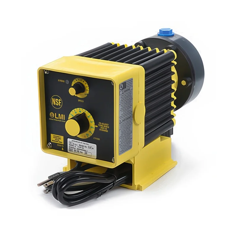 Bomba dosificadora 8 Gph 60 Psi Cabezal PVC Ajuste Control Manual 2 perillas