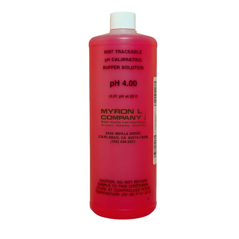 PH-410-8 Myron L Solución de buffer pH 4, 1/8 gal