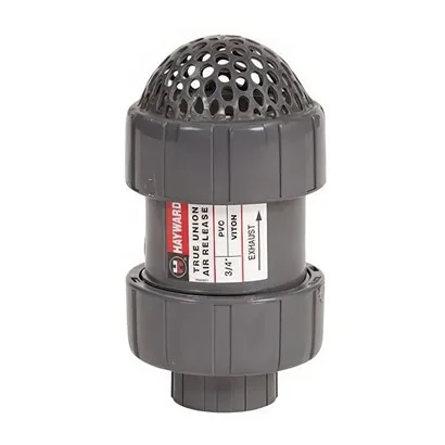 Válvula de alivio de Aire, Hayward, PVC, 3/4", FPM,(Viton), Cem-Ros.