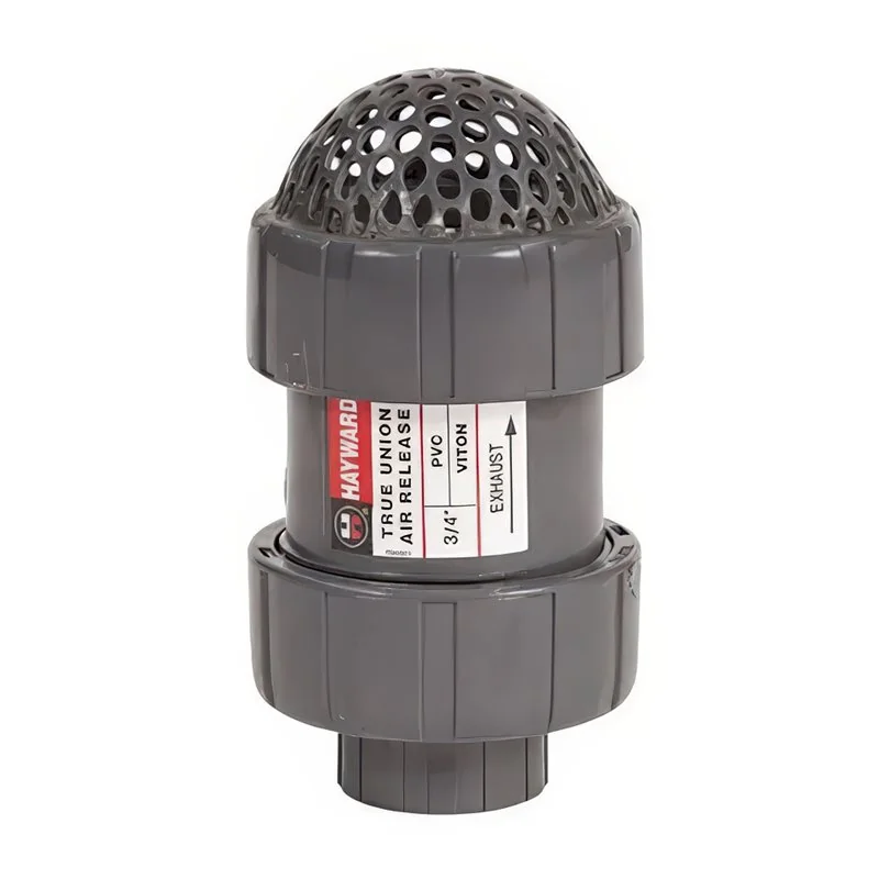 Válvula de alivio de Aire, Hayward, PVC, 3/4", FPM,(Viton), Cem-Ros.