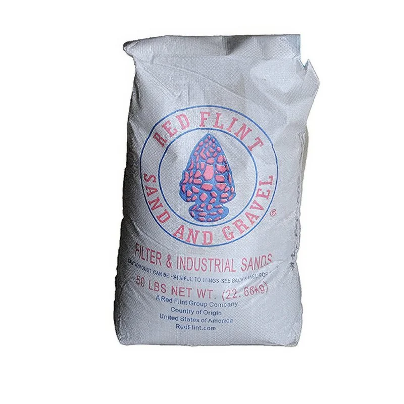 Red Flint Arena Filtrante de 0.45 mm a 0.55 mm saco 0.5 ft3