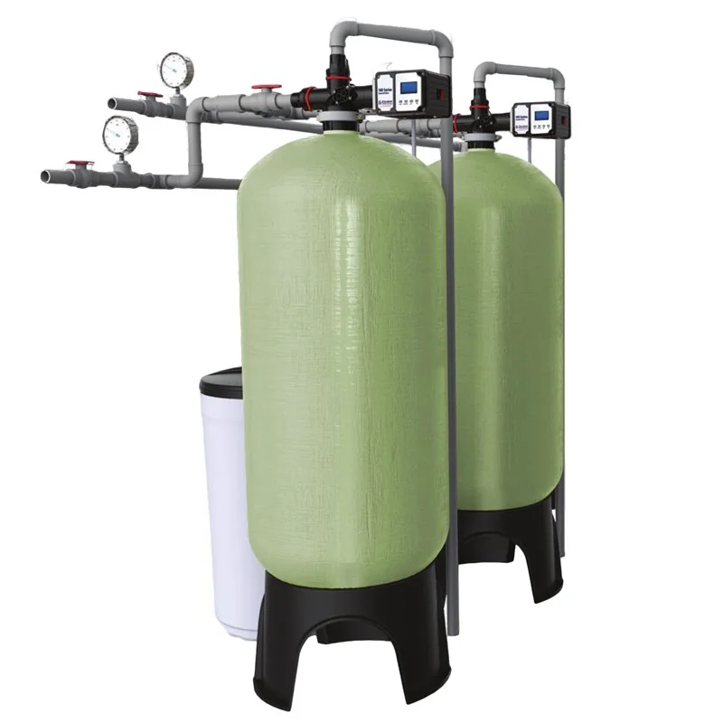 Suavizador de Agua Comercial duplex10 ft3 por columna Tanque 24"x72" 2”