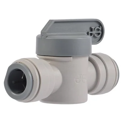 PISV0416S Válvula Recta John Guest conexión rápida de 1/2" para tubing