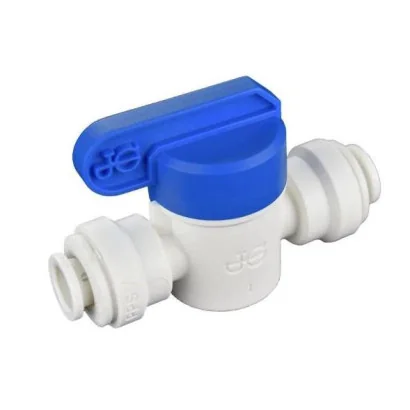 PPSV041212W Válvula Recta John Guest conexión rápida de 3/8" para tubing