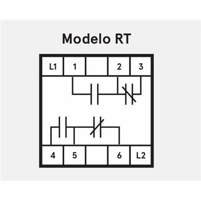 RT-5 Relevador de Tiempo Riel DIN, 5 rangos 0.1 seg-6 hr.120V/220V