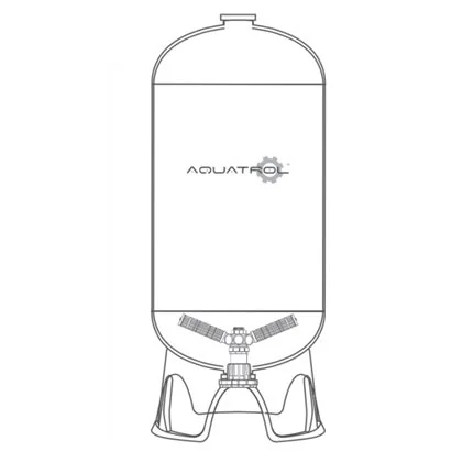 AQT-HL-B5685 Tobera inferior Aquatrol 8 laterales Brida 6” 3" NPT" Tanque 42"