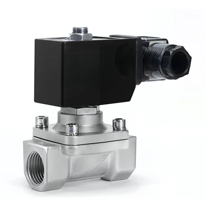 SSV-12110V Válvula Solenoide 110V 50/60 Hz 1/2” FNPT NC Acero Inixidable