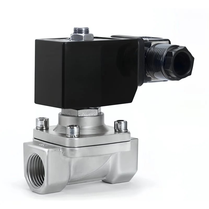 SSV-12110V Válvula Solenoide 110V 50/60 Hz 1/2” FNPT NC Acero Inixidable