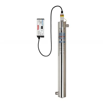 AQUV-20 Sistema de desinfección Profesional de rayos UV 20 Gpm 1"