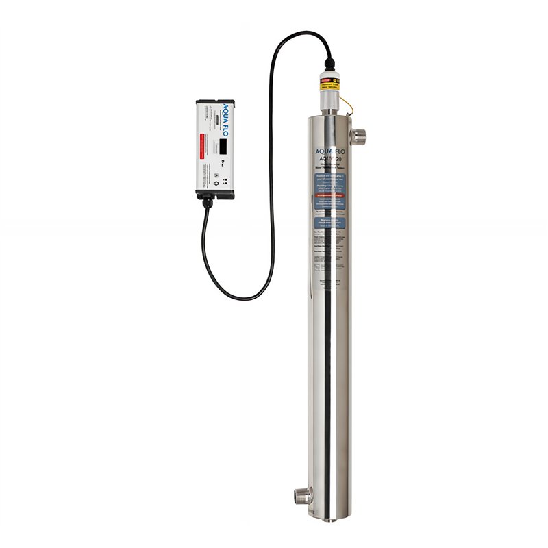 AQUV-20 Sistema de desinfección Profesional de rayos UV 20 Gpm 1"