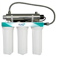 UVNUVO Purificador de agua por LUZ UV 21 Watts 4 etapas 15 LPM 1/2"