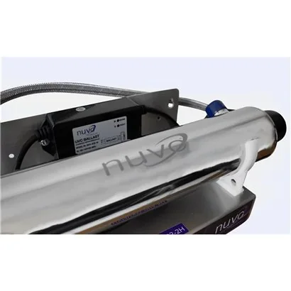 UVNUVO Purificador de agua por LUZ UV 21 Watts 4 etapas 15 LPM 1/2"