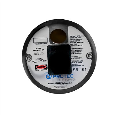 2040008 Kit de ensamble de tapa Protec 4" de 300 psi 3/4"x1/2" NPTM