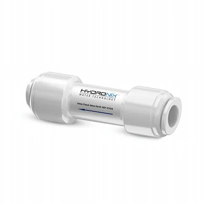 HDF-ICV04 Válvula check en línea Hydronix conexión rápida de 1/4"