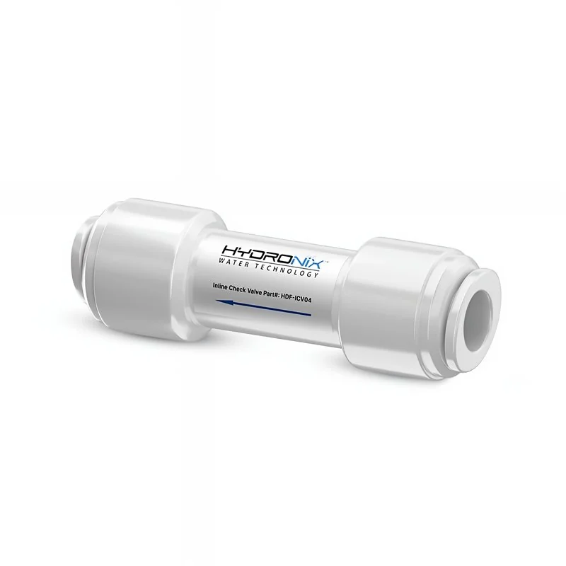 HDF-ICV04 Válvula check en línea Hydronix conexión rápida de 1/4"