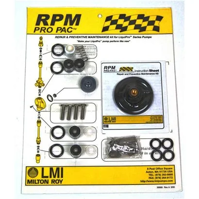 RPM-363 Kit de mantenimiento para reparación bomba dosificadora