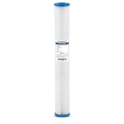 SPC-25-2020 Hydronix Cartuchos plisados 2.5"x20" 20 micras poliéster SPC-25-2020 Hydronix Cartuchos plisados 2.5"x20" 20 micras poliéster