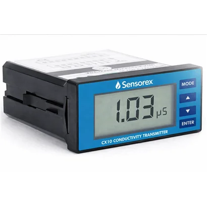 Transmisor de Conductividad Sensorex CX10, Salida 4‑20 mA, Alimentación 110‑220 V