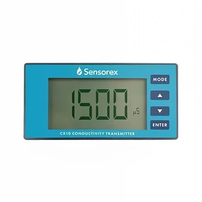 Transmisor de Conductividad Sensorex CX10, Salida 4‑20 mA, Alimentación 110‑220 V