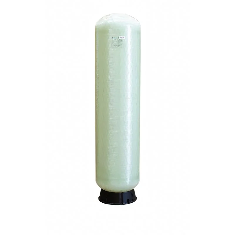 Tanque de Presión filtro/Suavizador Fibra Vidrio 4"T 21x62" Nat. 7 ft3