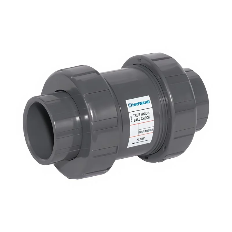 Válvula retención de bola TC, Hayward, PVC,3“, EPDM, Cem-Ros.