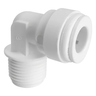 HDF-FE0404 Codo Fijo Tubo de 1/4” x NPTM de 1/4”